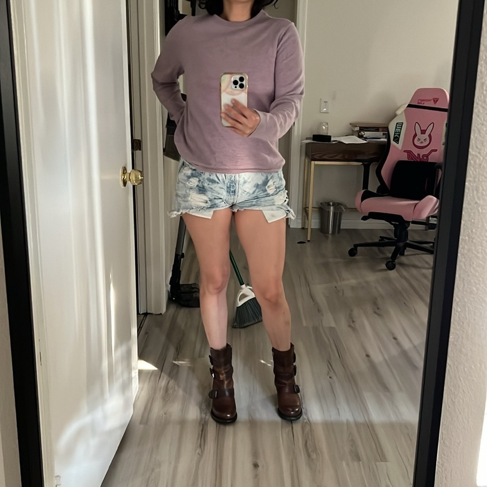 Lilac 100% Merino Wool Sweater